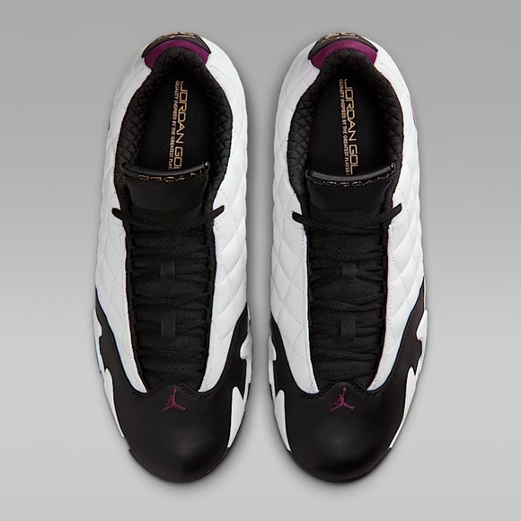 Jordan Men’s Athletic Shoes - White / Black / Purple GOLF SHOES